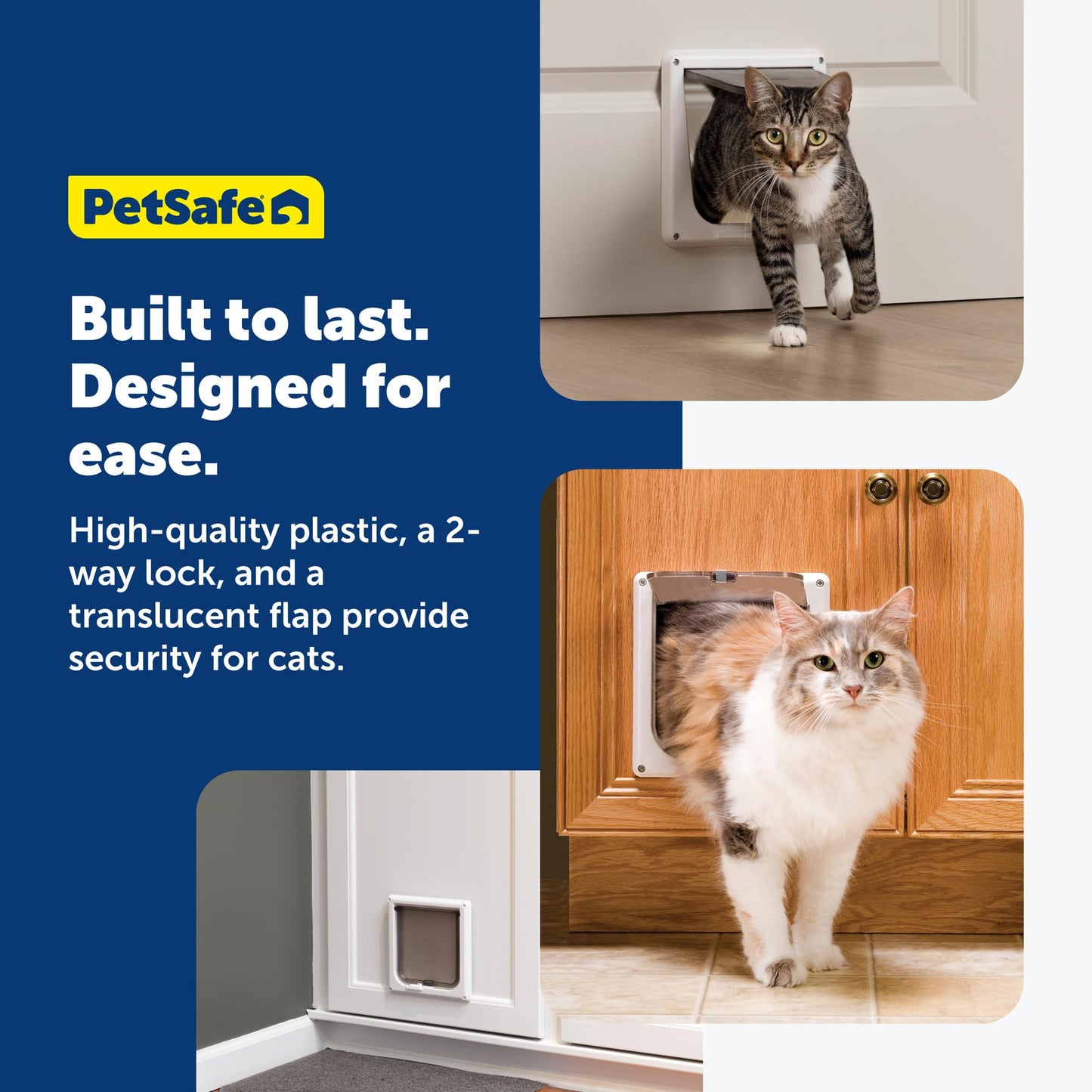 PetSafe Interior 2-Way Locking Cat Door - Indoor Pet Flap - Hides Litterbox or Food - DIY Installation 🍁 All In One Marketplace Canada