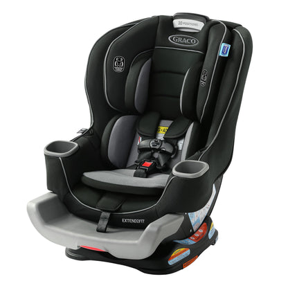Graco Extend2Fit Convertible Car Seat, 2-in-1 Forward & Rear-Facing Baby Car Seat, 1.8-30 kg (4-65 lb), Titus