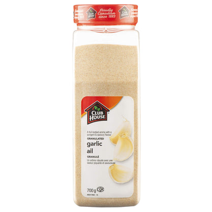 Club House Herbs & Spices, Granulated Garlic, 700 g Club House