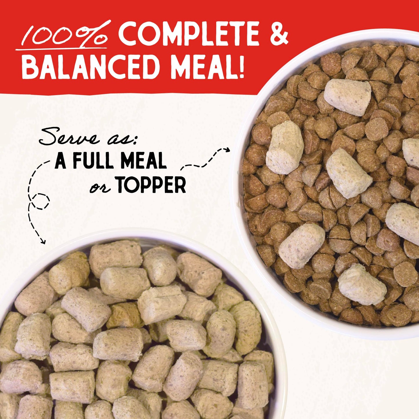 Stella & Chewy’s Freeze Dried Raw Super Beef Meal Mixer – Dog Food Topper for Small & Large Breeds – Grain Free, Protein Rich Recipe – 510g Bag
