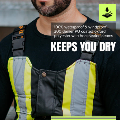 Pioneer Hi Vis Winter Overalls for Men - For Construction 🍁 All In One Marketplace Canada