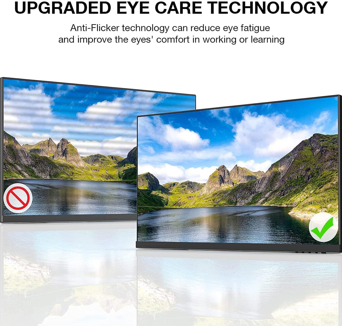 KOORUI 22 Inch Computer Monitor, FHD 1080P VA Desktop Display, 120HZ Ultra Thin Bezel/Eye Care/Ergonomic Tilt, HDMI VGA Ports LED Monitor for PC, VESA Mounting