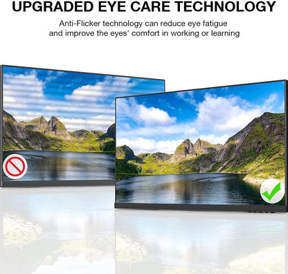 KOORUI 22 Inch Computer Monitor, FHD 1080P VA Desktop Display, 120HZ Ultra Thin Bezel/Eye Care/Ergonomic Tilt, HDMI VGA Ports LED Monitor for PC, VESA Mounting