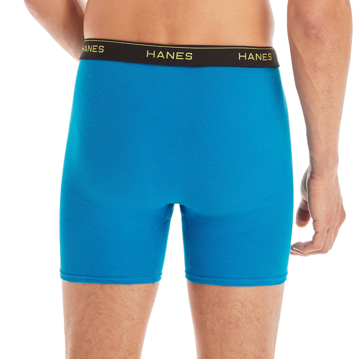 Hanes Men's 4 Pack FreshIQ Ringer Boxer Brief, Assorted, Medium