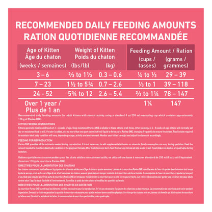 Purina ONE +Plus Dry Kitten Food, Healthy Kitten with Chicken 3kg Purina ONE