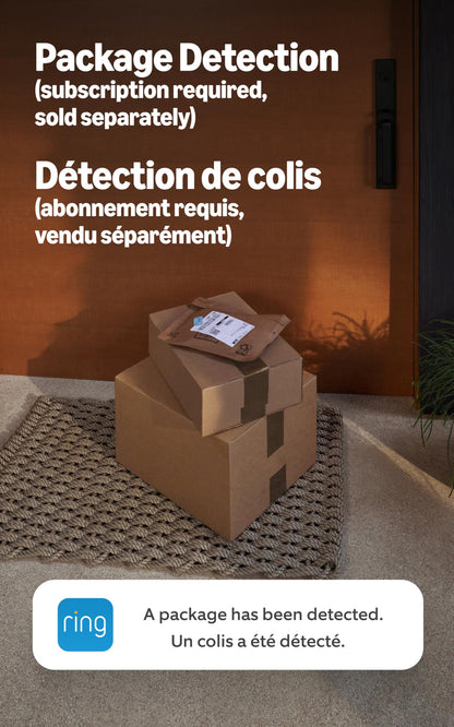 Ring Battery Doorbell Pro, Two-Way Talk with Audio+, 3D Motion Detection, and 1536p HD+ Head-to-Toe Video