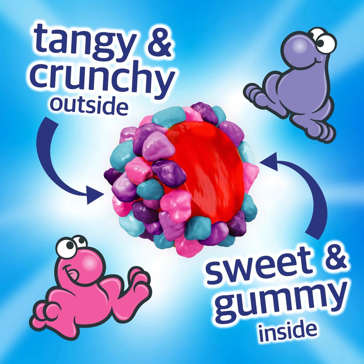NERDS Very Berry Gummy Clusters Candy - 18.5 oz Resealable Bag