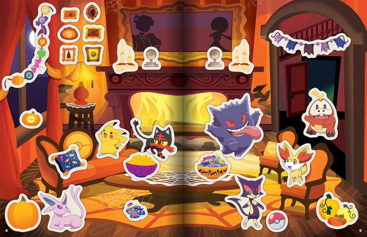 Pokémon Halloween: The Official Sticker Book: Over 700 Stickers!