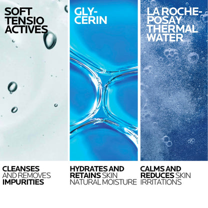 La Roche Posay Toleriane Micellar Water for Ultra Sensitive Skin, Cleanses and Removes Makeup, formulated with Glycerin & Thermal Spring Water, Hypoallergenic, Recommended by Dermatologists, 400ml La Roche-Posay
