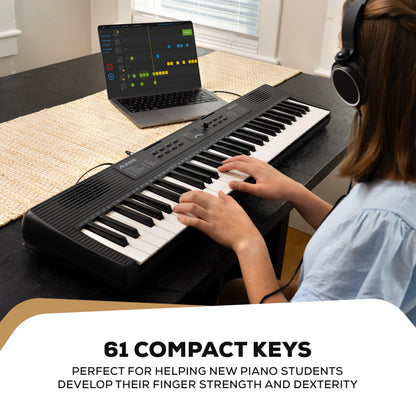Alesis Melody 61 MK4 61-Key Piano Keyboard Bundle