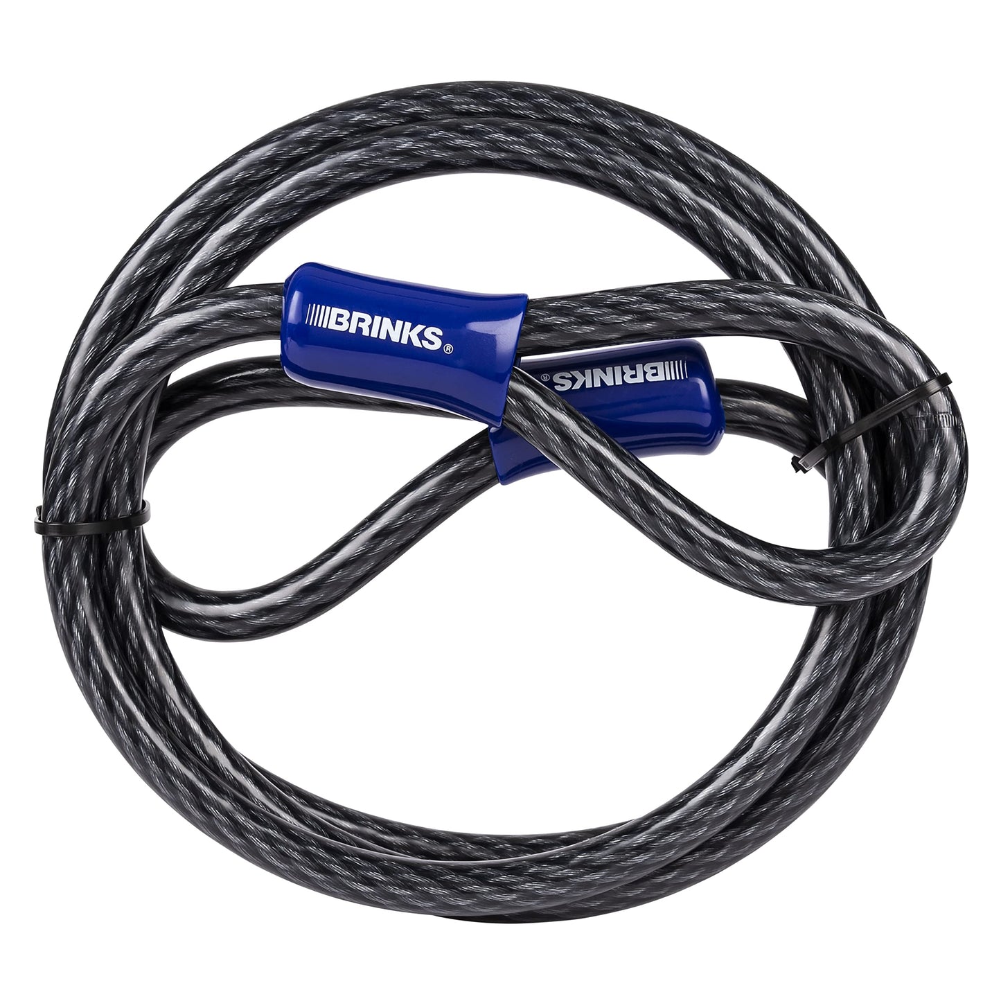 BRINKS - 7 ft x 5/8" Commercial Steel Braided Loop Cable - Heavy Duty Vinyl Wrap for Corrosion Protection 🍁 All In One Marketplace Canada