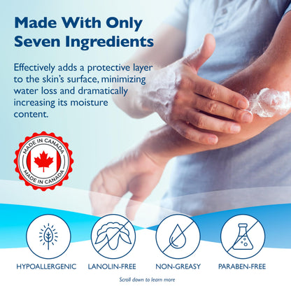 Glaxal Base Moisturizing Cream, Relief from Itchy, Dry Skin, Hypoallergenic & Paraben-Free, Made in Canada, 450 g Glaxal Base