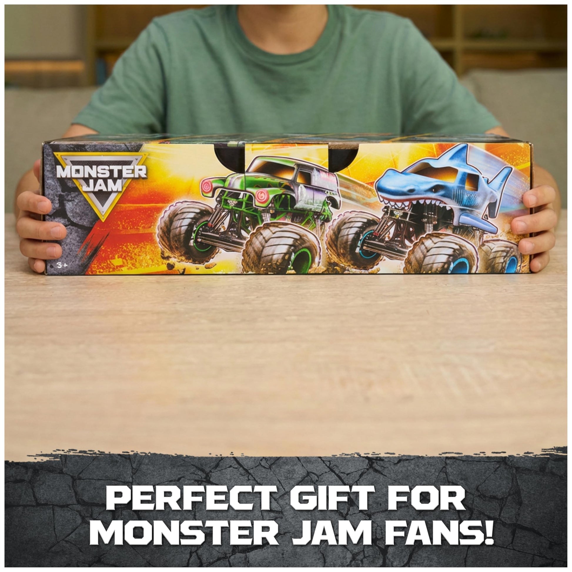 Monster Jam All Stars Monster Trucks, 1:64 Scale Die-Cast Vehicles 4-Pack Monster Jam