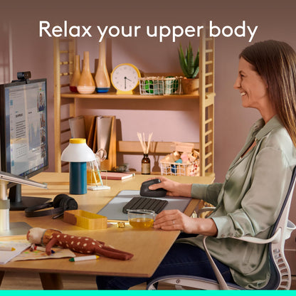 Logitech Lift Vertical Ergonomic Mouse, Wireless, Bluetooth or Logi Bolt USB Receiver, Quiet clicks, 6 Buttons, Compatible with Windows/macOS/iPadOS, Laptop, PC - Graphite - Available at All In One Marketplace Canada