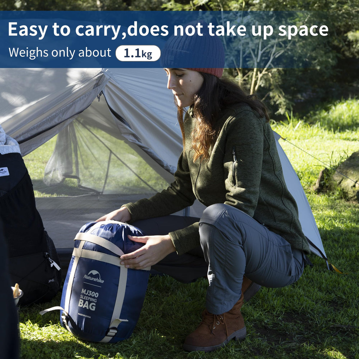 Naturehike Mummy Backpacking Sleeping Bag for Cold Weather, Winter Camping Sleeping Bag for Adults, Cotton Comfortable Sleeping Bag for Hiking,Climbing,Travelling 🍁 All In One Marketplace Canada