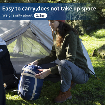 Naturehike Mummy Backpacking Sleeping Bag for Cold Weather, Winter Camping Sleeping Bag for Adults, Cotton Comfortable Sleeping Bag for Hiking,Climbing,Travelling 🍁 All In One Marketplace Canada