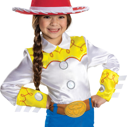 Costume Jessie Toy Story Disney, déguisement officiel pour fille, taille (3T-4T)
