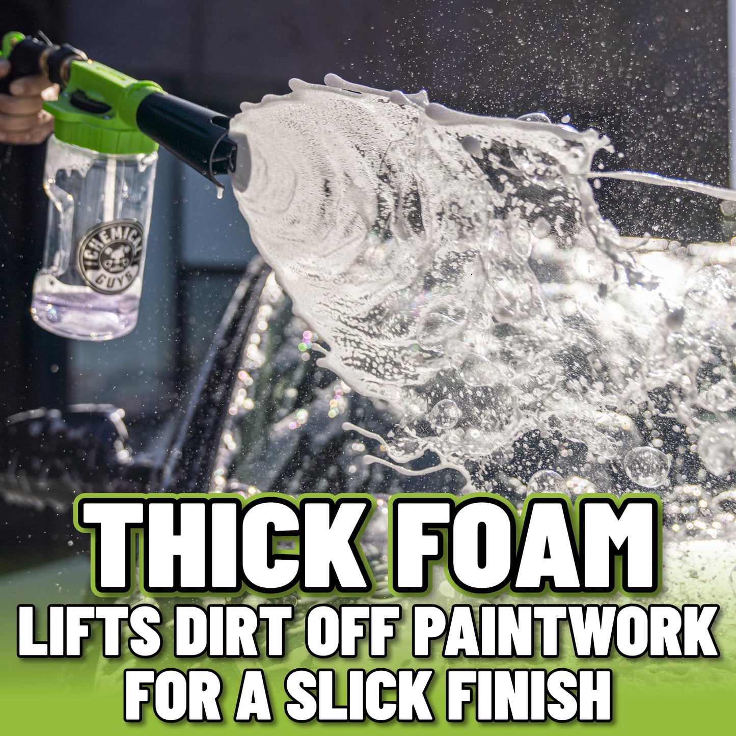 Chemical Guys TORQ Foam Blaster 6 Wash Gun (Car, Home & Boat Wash Foam Cannon that Connects to Any Garden Hose) Chemical Guys