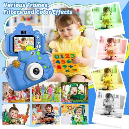 Masterbee Children's Camera Toys for Girls & Boys, 3-12 Years - 1080P HD Video Kids Digital Camera - Perfect for Christmas & Birthday Gifts (Blue) 🍁 All In One Marketplace Canada