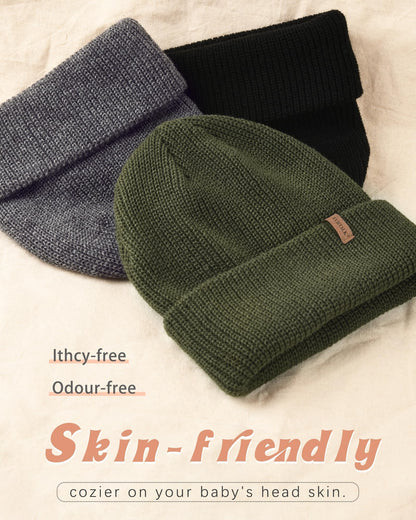 FURTALK Toddler Baby Boys Girls Beanies Kids Winter Hats Children Knit Caps 🍁 All In One Marketplace Canada