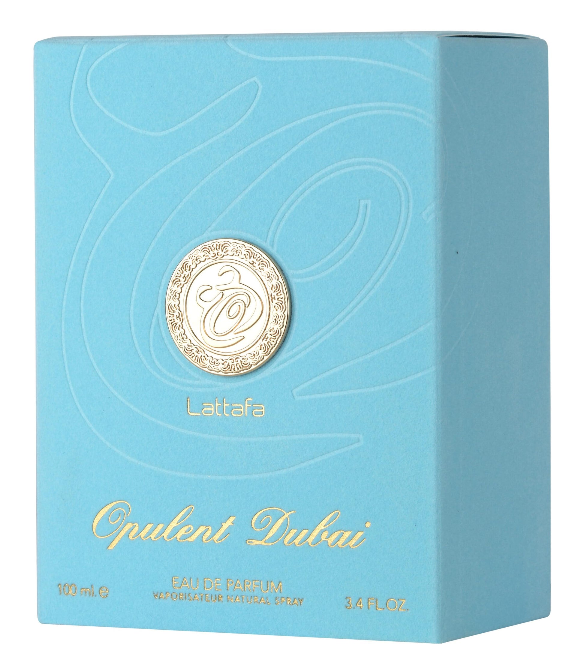 Lattafa Opulent Dubai - Citrus, Fruity, Floral, Woody - Eau de Parfum Long-Lasting Fragrance for Everyone, 3.4 Ounce - Available at All In One Marketplace Canada