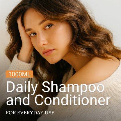 Loma Hair Care Daily Shampoo Daily Conditioner Duo, 33 Fl Oz