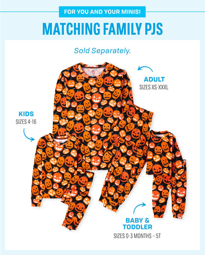 The Children's Place, ensemble de pyjamas assortis pour la famille, Halloween, coton, motif citrouilles, 14 ans