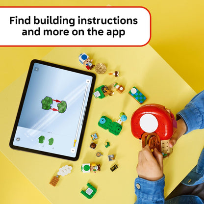 LEGO Super Mario Party at Toad’s House Building Toy - Pretend Play Set for Boys & Girls, Ages 7+ - Kids Building Blocks with Digital Action & 2 Toad Toy Figures - Gift Idea for Birthdays - 72041 LEGO