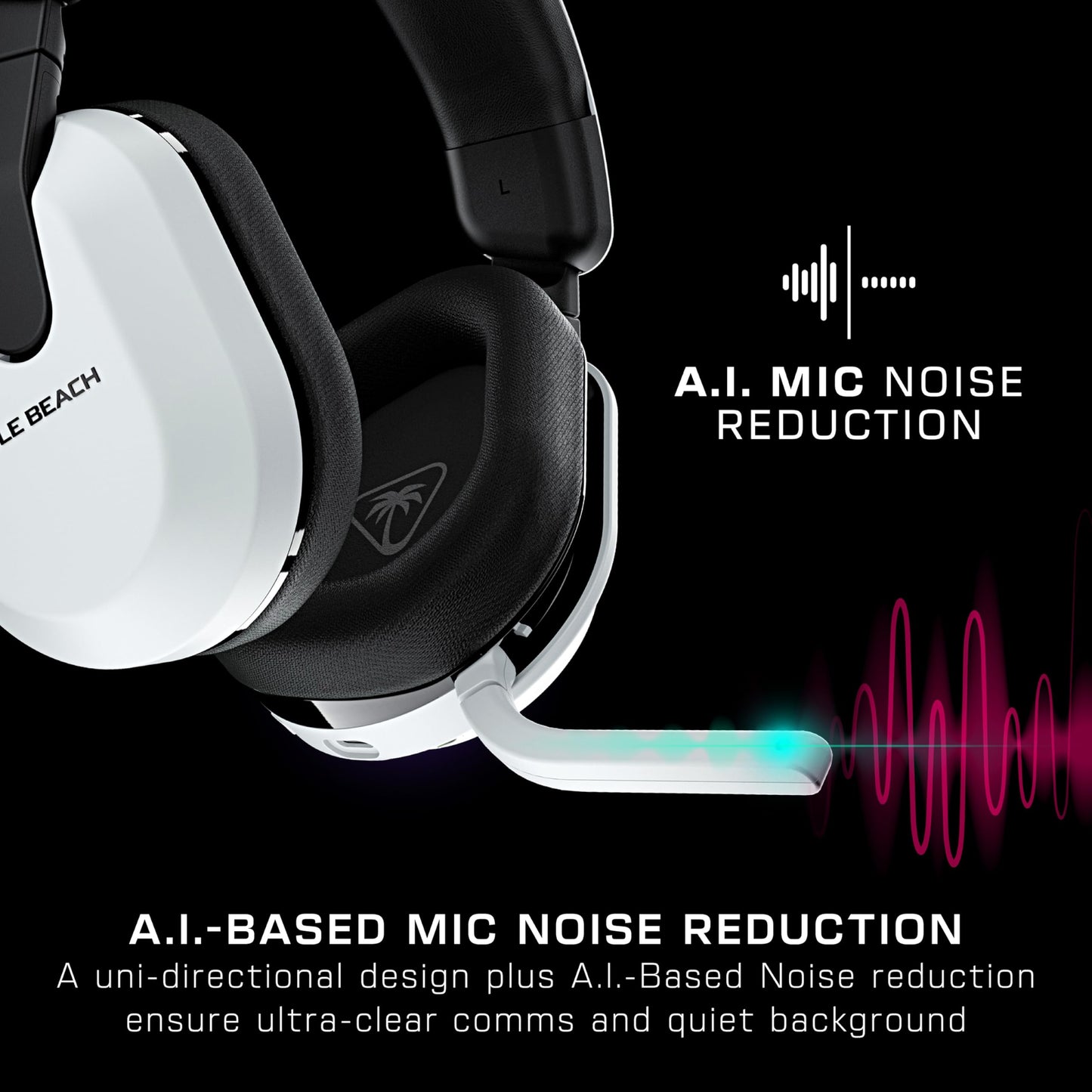 Turtle Beach Stealth 600 Wireless Multiplatform Amplified Gaming Headset for PS5, PS4, PC, Nintendo Switch & Mobile – Bluetooth, 80-Hr Battery, Noise-Cancelling Flip-to-Mute Mic, 50mm Speakers – White