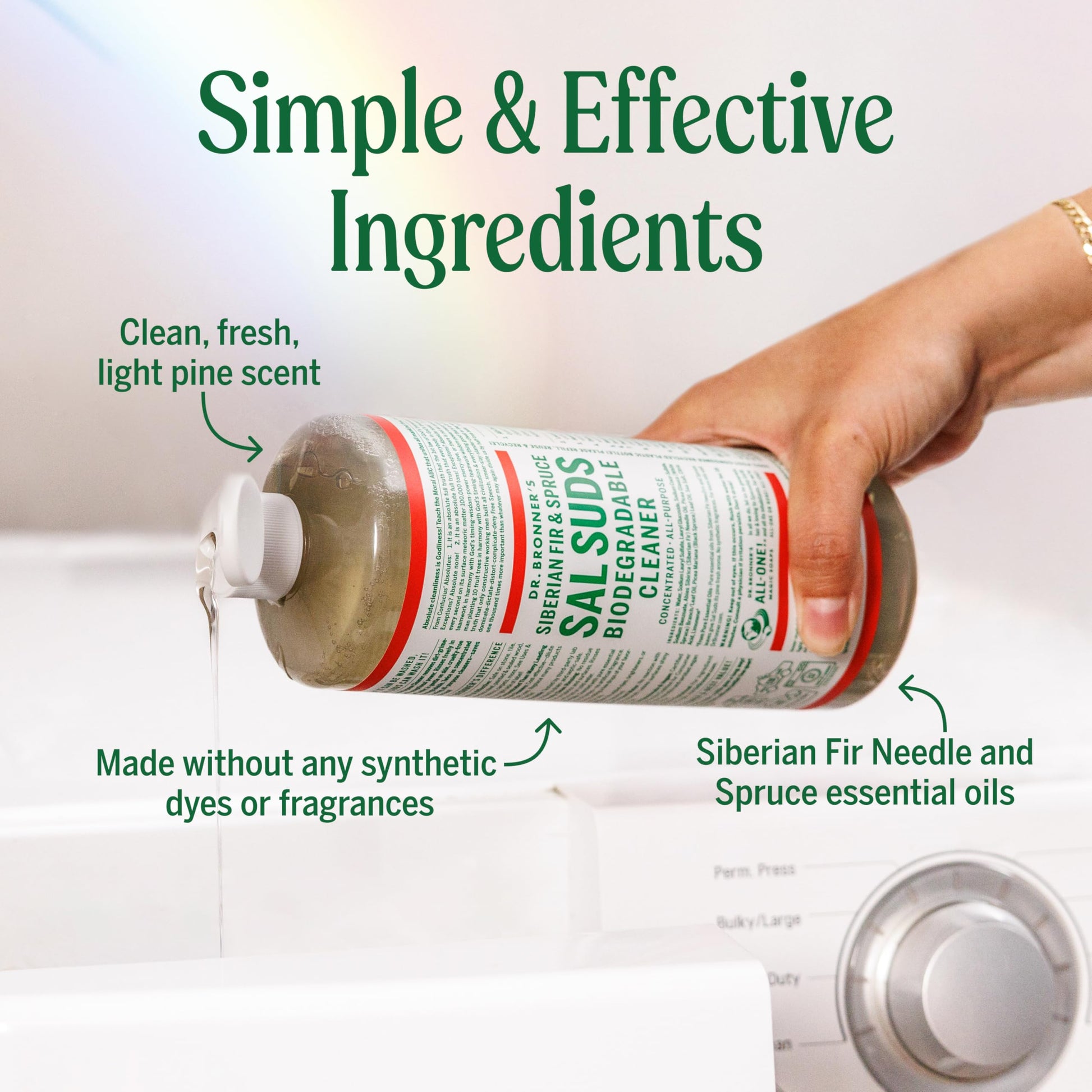 Dr. Bronner's - Sal Suds Biodegradable Cleaner (946 mL) - Concentrated All-Purpose Cleaner for Floors, Laundry, and Dishes, Cuts Grease and Dirt, Powerful Formula Dr. Bronner's
