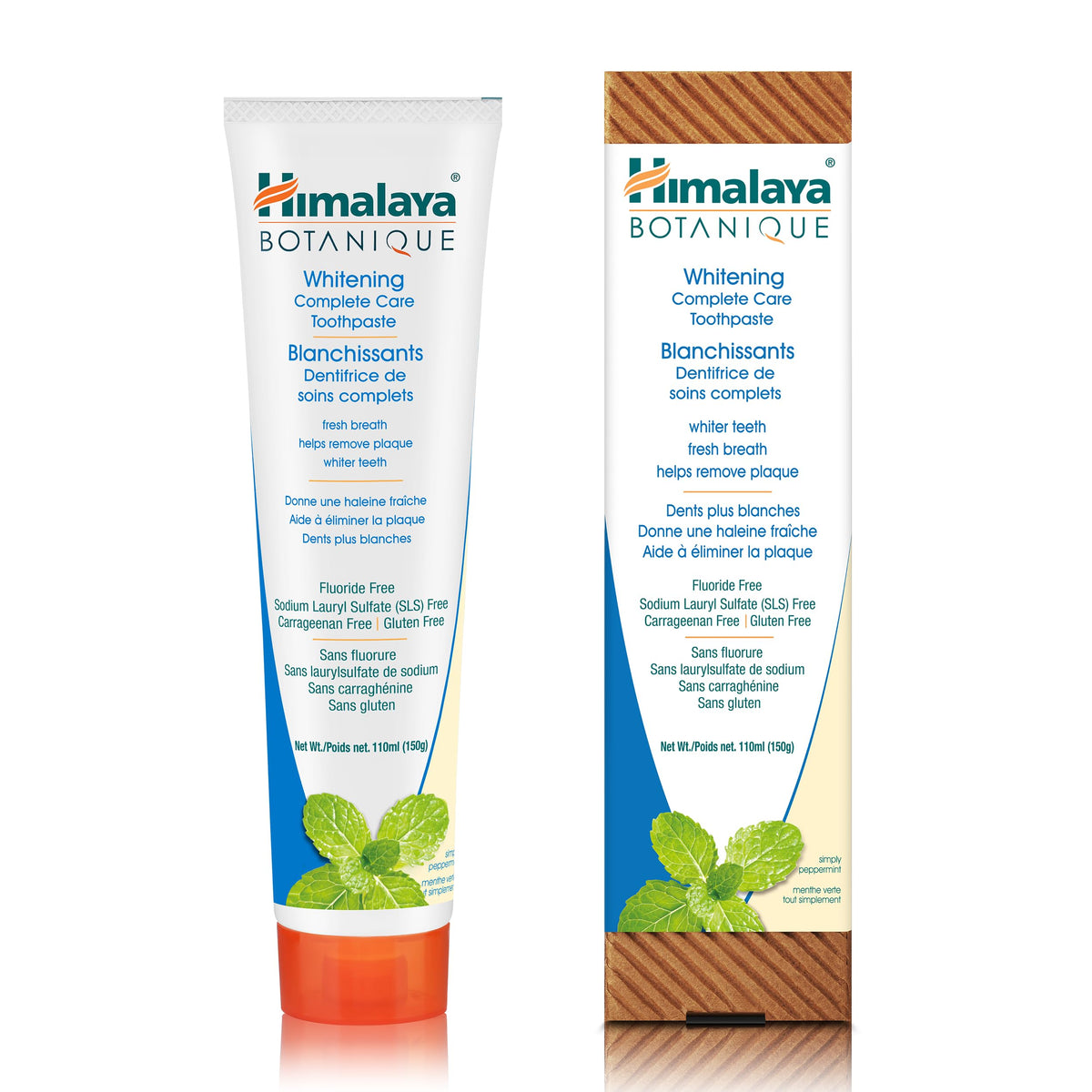 Himalaya Botanique Complete Care Whitening Toothpaste Peppermint 150g 4Pack 🍁 All In One Marketplace Canada