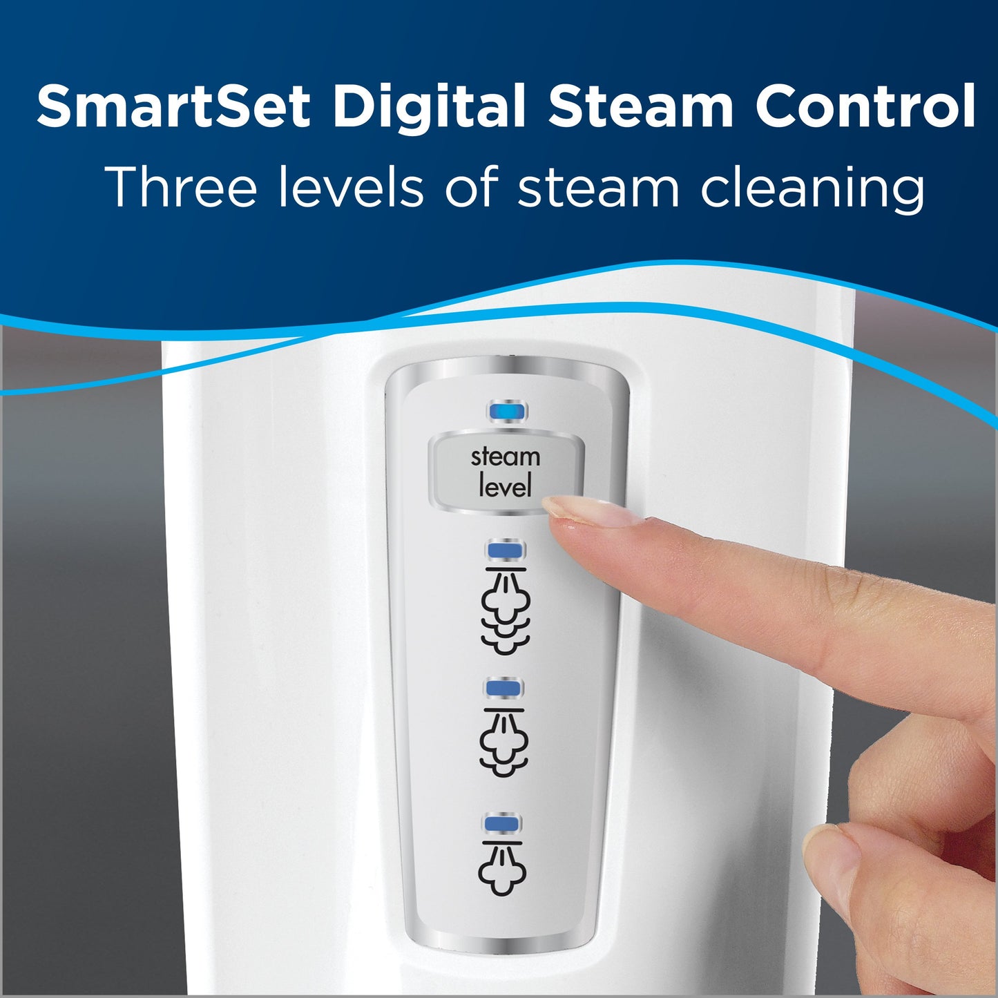 BISSELL PowerFresh Steam Mop with Natural Floor Sanitization, Kills 99.9% of Germs Without Chemicals, Flip-Down Scrubber, SmartSet Steam Control, Hardwood Tile and Sealed Floor Cleaner, 19401 - Available at All In One Marketplace Canada