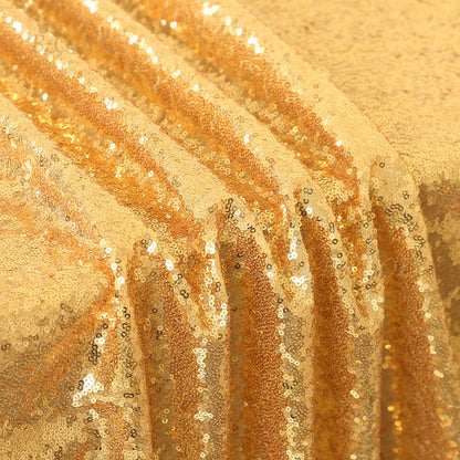 Nappe drapée scintillante B-COOL, nappe dorée en tissu à paillettes pour cérémonie, fête, Halloween, 50 x 80 pouces
