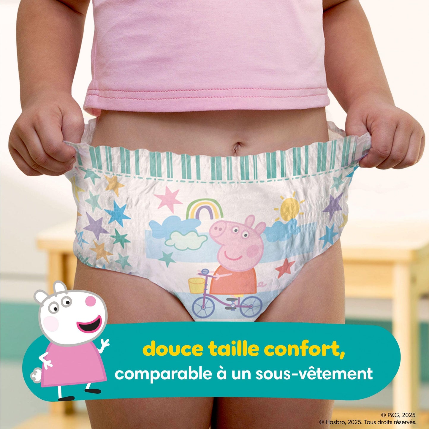 Pampers Easy Ups Training Underwear Peppa Pig Size 5 3T-4T, 100 Count