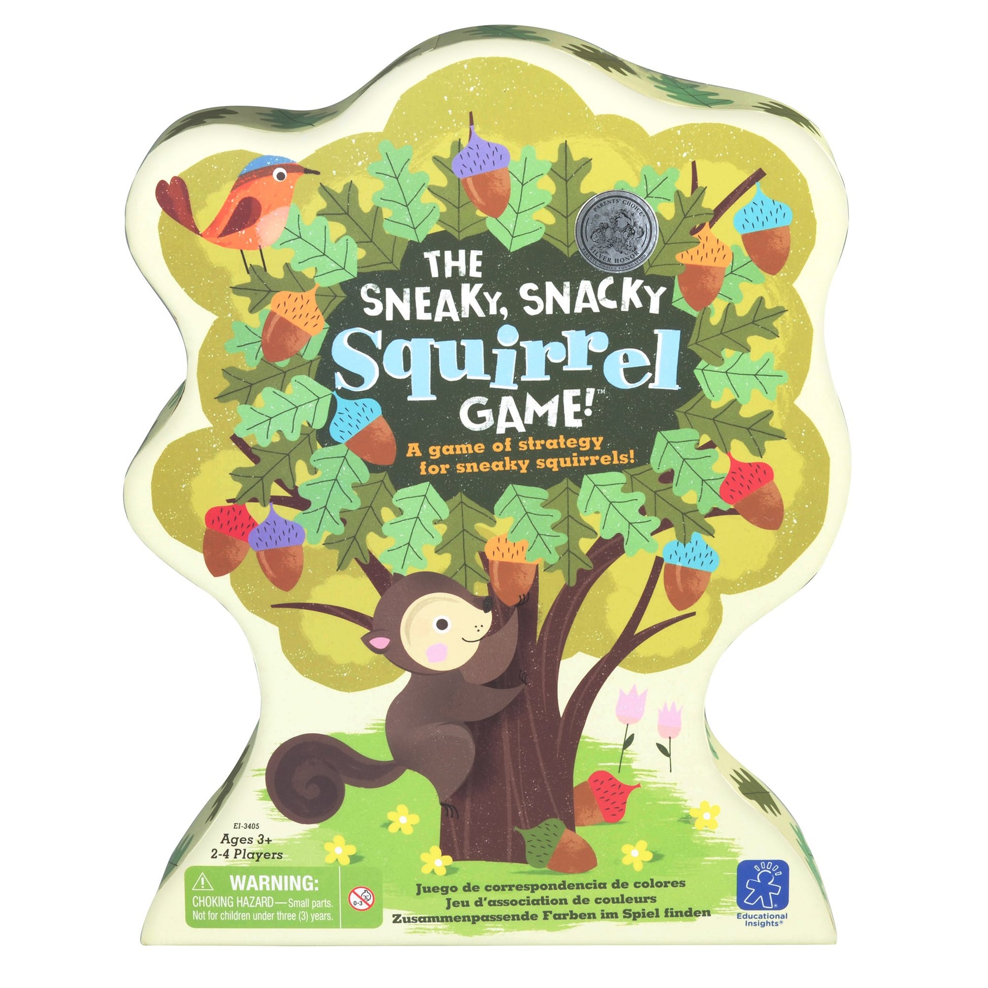 Educational Insights The Sneaky, Snacky Squirrel Game - Cute Preschool Board Games for Kids, Toddler Fine Motor Skills, Color Matching Kids Games and Fun Gifts for Girls & Boys Ages 3+ - Available at All In One Marketplace Canada