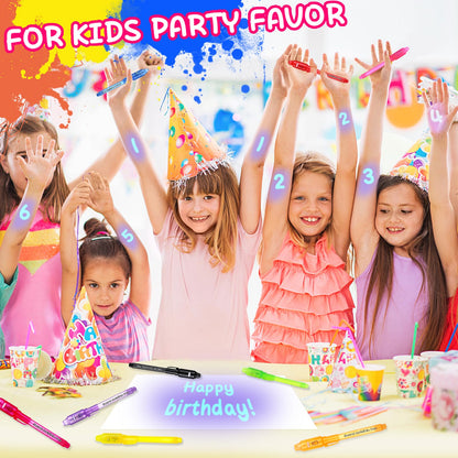 Invisible Ink Pens for Kids Party Favors,12pcs Magic Spy Pens with UV Light 🍁 All In One Marketplace Canada