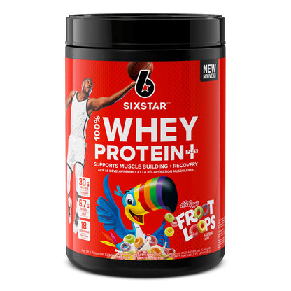 Six Star Whey Protein Powder Plus - Kellogg’s Froot Loopss, 18 Servings Six Star