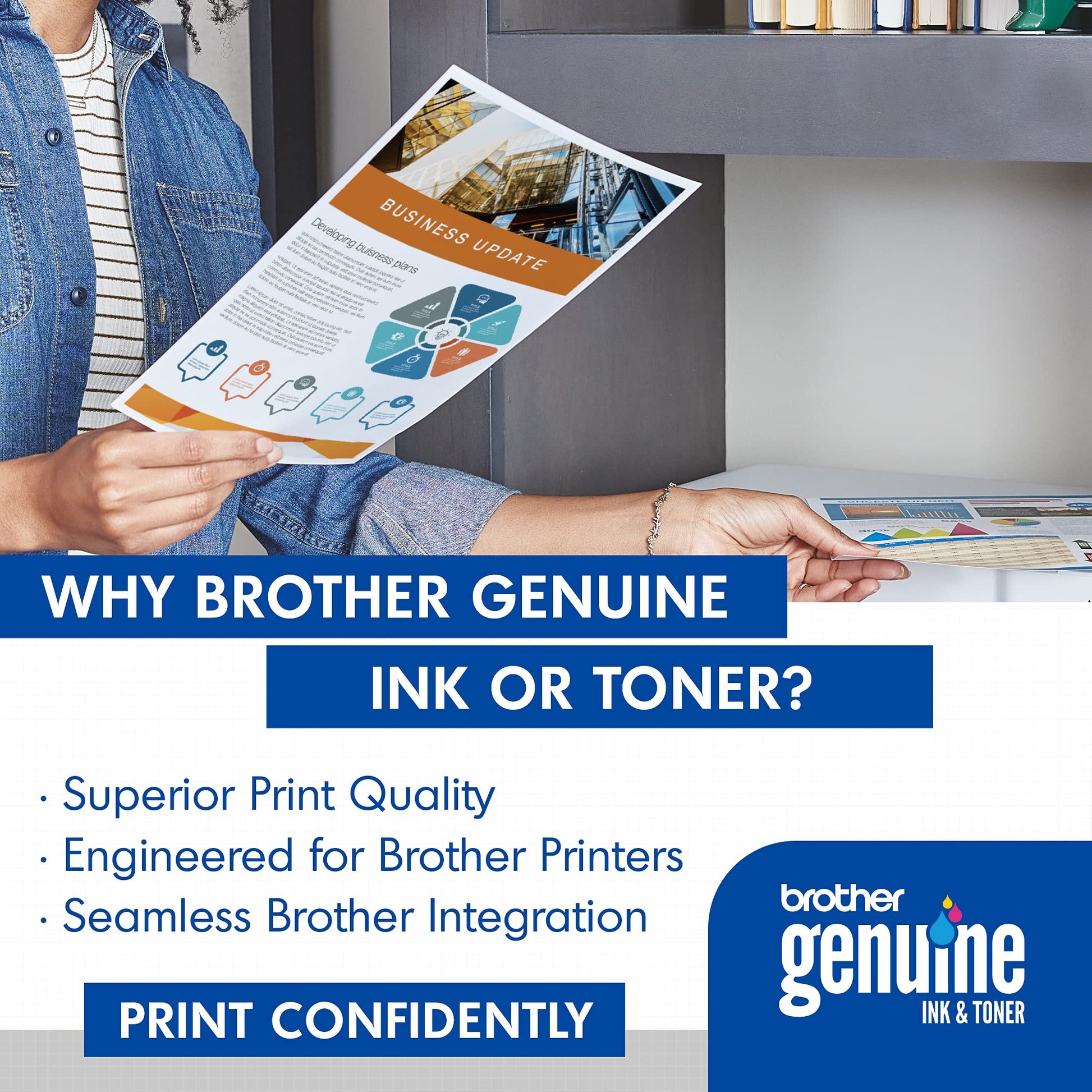 Brother Original TN431 3PK Standard Yield Colour Toner Cartridge Value Pack (3), Toner Replacement cartridges, Cyan/Magenta/Yellow, for Brother Laser Printers HL-L8360CDW, MFC-L8610CDW, and More Brother