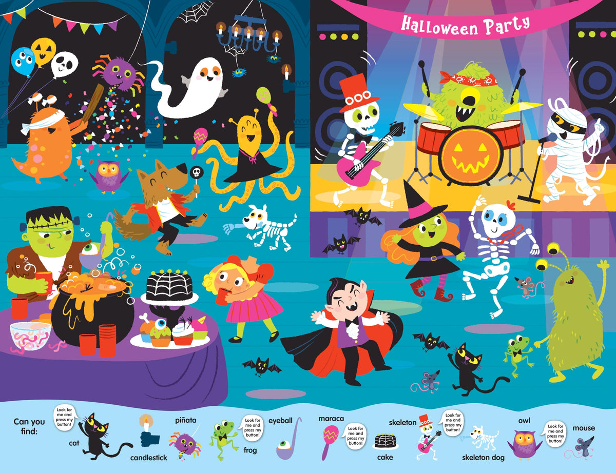 Search & Find: Halloween (30-Button Sound Book)