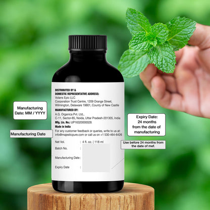 Majestic Pure Peppermint Essential Oil for Diffuser - 4 Fl Oz (Pack of 2) 🍁 All In One Marketplace Canada