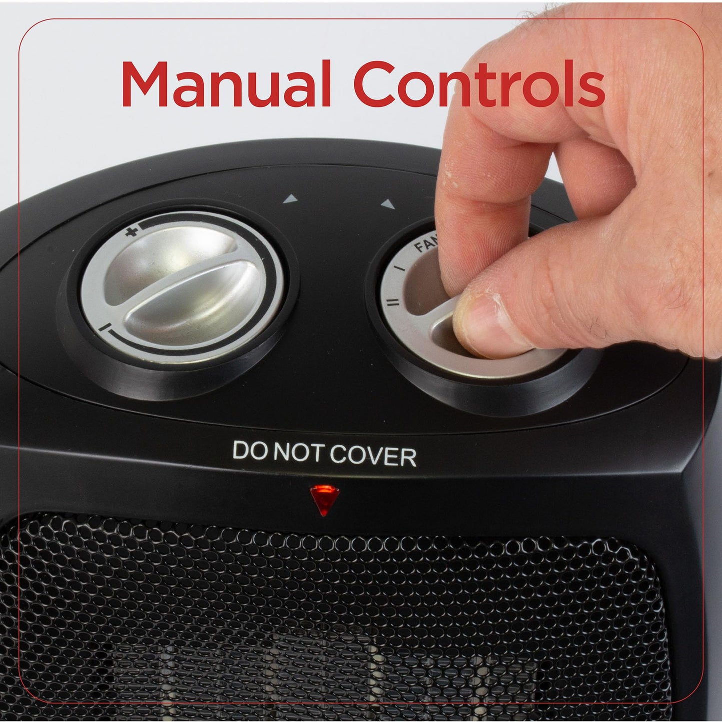 BLACK+DECKER Portable Space Heater, 1500W Room Space Heater with Carry Handle for Easy Transport - Available at All In One Marketplace Canada