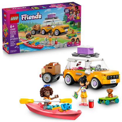 LEGO Friends Friendship Road-Trip Travel Car Toy - Buildable Storytelling Playset with Pretend Play Toys and Puppy Figurine - Fun Birthday Gift Idea for Girls & Boys, Ages 6+ - 42659 LEGO