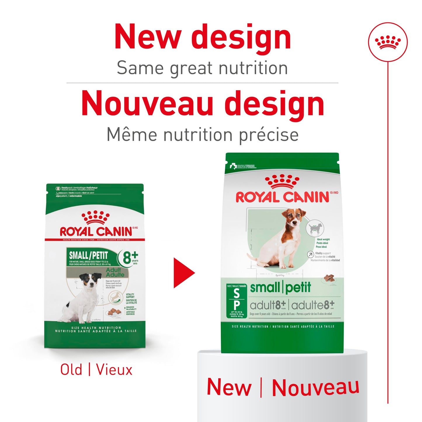 Royal Canin Small Adult 8+ Dry Dog Food, 2.5 lb bag ROYAL CANIN