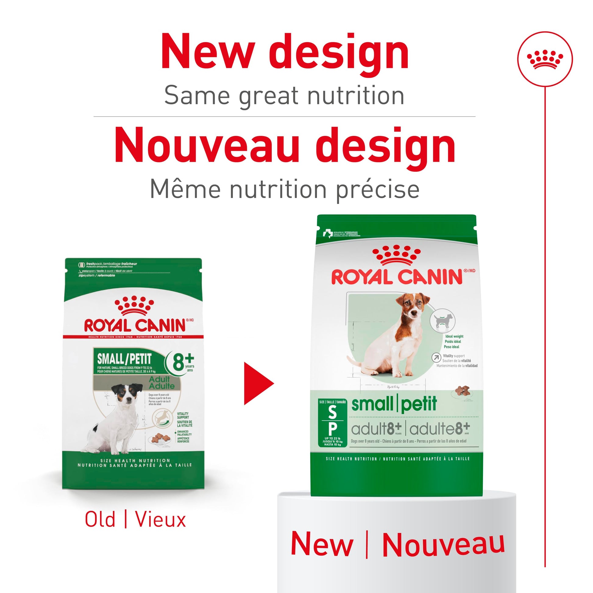 Royal Canin Small Adult 8+ Dry Dog Food, 2.5 lb bag ROYAL CANIN