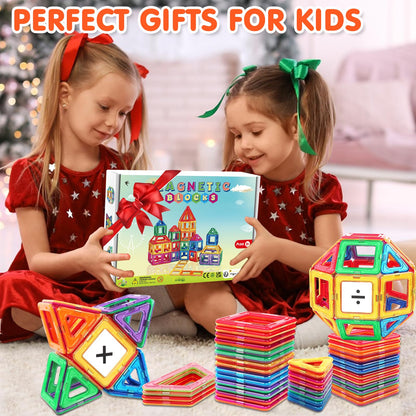 Tolnetr Magnetic Tiles Toddler Toys - Toy for 3 4 5 Year Old Boys Girls 🍁 All In One Marketplace Canada