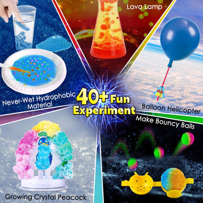 UNGLINGA 40+ Experiments Science Kit for Kids Chemistry Set S.T.E.M Toy 🍁 All In One Marketplace Canada