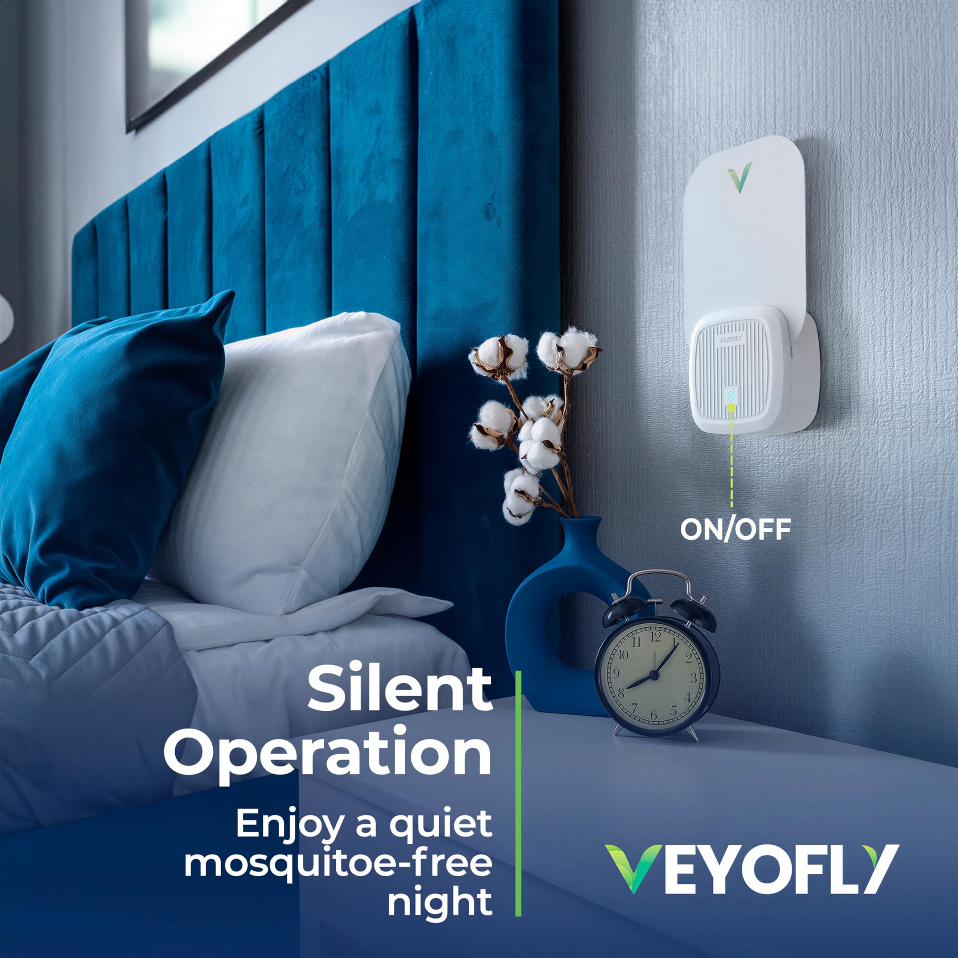 VEYOFLY Fruit Fly Traps for Indoors (1 Device + 2 Refills), Gnat Trap Indoor Plug in, Bug Traps, Flying Insect Trap, Gnat Traps for House Indoors, Fly Trap Indoor for Home Bug Light, Gnats Catcher