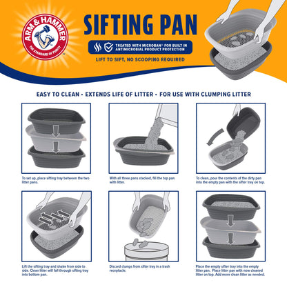 Arm & Hammer 42036 Large Sifting Litter Pan 🍁 All In One Marketplace Canada Arm & Hammer