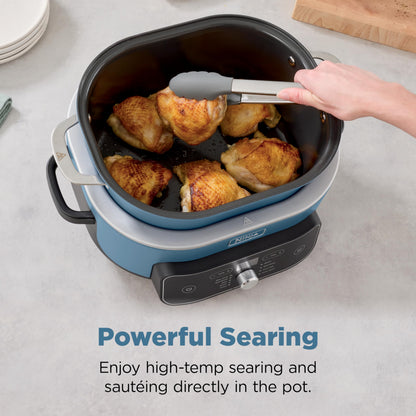 Ninja PossibleCooker PRO Plus, 8.5-QT Multicooker, 9 Functions, Slow Cook, Sear, Sauté, Proof, Pasta/Rice, Replaces 16 Kitchen Tools, Oven-Safe Ceramic Pot, 1400-Watt, MC2001C (Canadian Version) 🍁 All In One Marketplace Canada