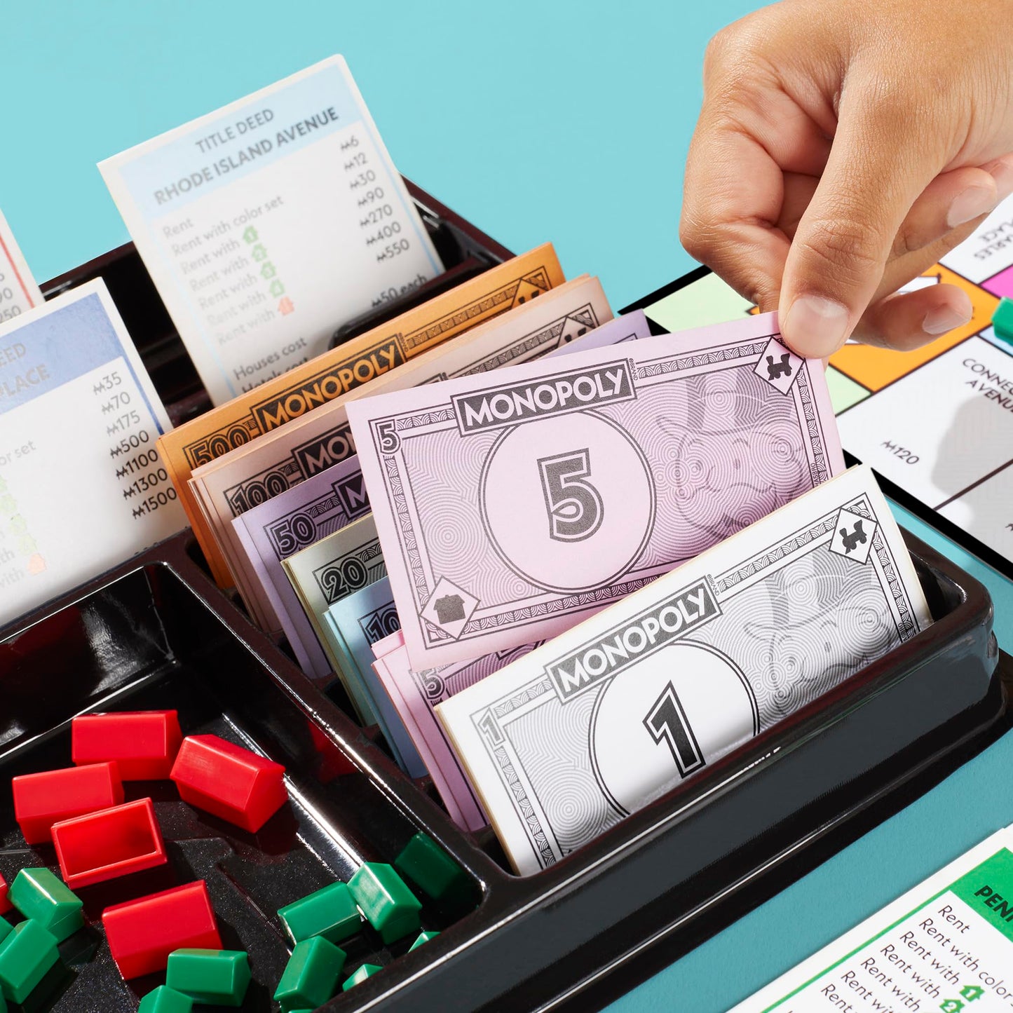 Monopoly Board Game | Classic Game with Storage Tray and Larger Tokens | Ages 8+ | 2 to 6 Players | Family Games for Kids and Adults | Kids Gifts (English & French) 🍁 All In One Marketplace Canada